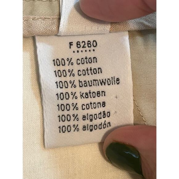 Lacoste Women's Beige Cotton Straight Leg Slim Fit Chino Slacks Pants-Size 6 x 2 - Picture 7 of 9